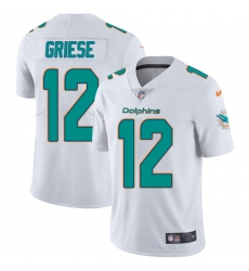 Youth Nike Miami Dolphins #12 Bob Griese White Vapor Untouchable Limited Player NFL Jersey