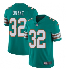Youth Nike Miami Dolphins #32 Kenyan Drake Elite Aqua Green Alternate NFL Jersey