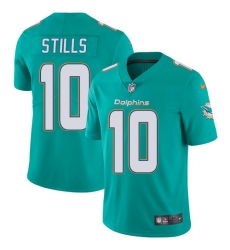 Youth Nike Miami Dolphins #10 Kenny Stills Elite Aqua Green Team Color NFL Jersey