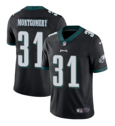 Youth Nike Philadelphia Eagles #31 Wilbert Montgomery Black Alternate Vapor Untouchable Limited Player NFL Jersey