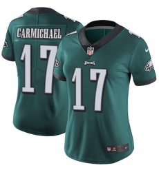 Women's Nike Philadelphia Eagles #17 Harold Carmichael Midnight Green Team Color Vapor Untouchable Limited Player NFL Jersey