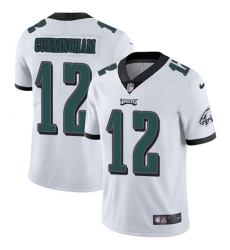 Youth Nike Philadelphia Eagles #12 Randall Cunningham White Vapor Untouchable Limited Player NFL Jersey