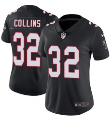 Women's Nike Atlanta Falcons #32 Jalen Collins Black Alternate Vapor Untouchable Limited Player NFL Jersey