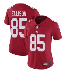 Women's Nike New York Giants #85 Rhett Ellison Elite Red Alternate NFL Jersey