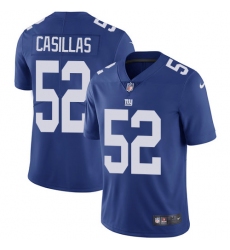 Youth Nike New York Giants #52 Jonathan Casillas Elite Royal Blue Team Color NFL Jersey