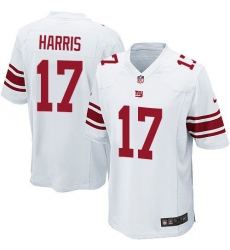 Men's Nike New York Giants #17 Dwayne Harris Game White NFL Jersey