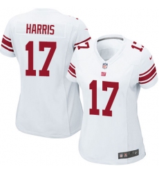 Women's Nike New York Giants #17 Dwayne Harris Game White NFL Jersey