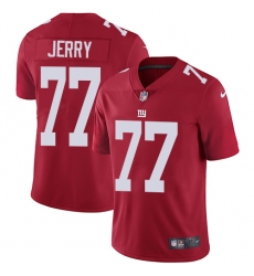 Youth Nike New York Giants #77 John Jerry Red Alternate Vapor Untouchable Limited Player NFL Jersey