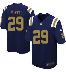 Men's Nike New York Jets #29 Bilal Powell Limited Navy Blue Alternate NFL Jersey