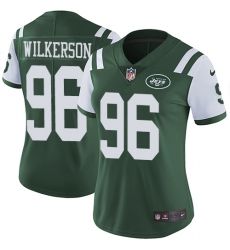 Women's Nike New York Jets #96 Muhammad Wilkerson Green Team Color Vapor Untouchable Limited Player NFL Jersey