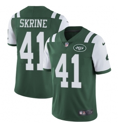 Men's Nike New York Jets #41 Buster Skrine Green Team Color Vapor Untouchable Limited Player NFL Jersey