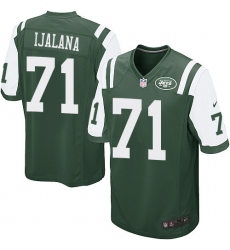 Men's Nike New York Jets #71 Ben Ijalana Game Green Team Color NFL Jersey