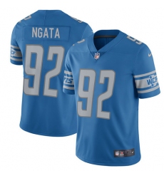 Men's Nike Detroit Lions #92 Haloti Ngata Limited Light Blue Team Color Vapor Untouchable NFL Jersey