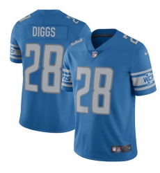 Men's Nike Detroit Lions #28 Quandre Diggs Limited Light Blue Team Color Vapor Untouchable NFL Jersey