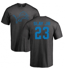 NFL Nike Detroit Lions #23 Darius Slay Jr Ash One Color T-Shirt