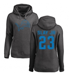 NFL Women's Nike Detroit Lions #23 Darius Slay Jr Ash One Color Pullover Hoodie