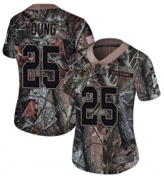 Women's Nike Baltimore Ravens #25 Tavon Young Limited Camo Salute to Service NFL Jersey