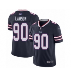 Women's Buffalo Bills #90 Shaq Lawson Limited Navy Blue Inverted Legend Football Jersey