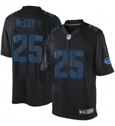 Men's Nike Buffalo Bills #25 LeSean McCoy Limited Black Impact NFL Jersey