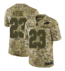 Youth Nike Buffalo Bills #23 Micah Hyde Limited Camo 2018 Salute to Service NFL Jersey
