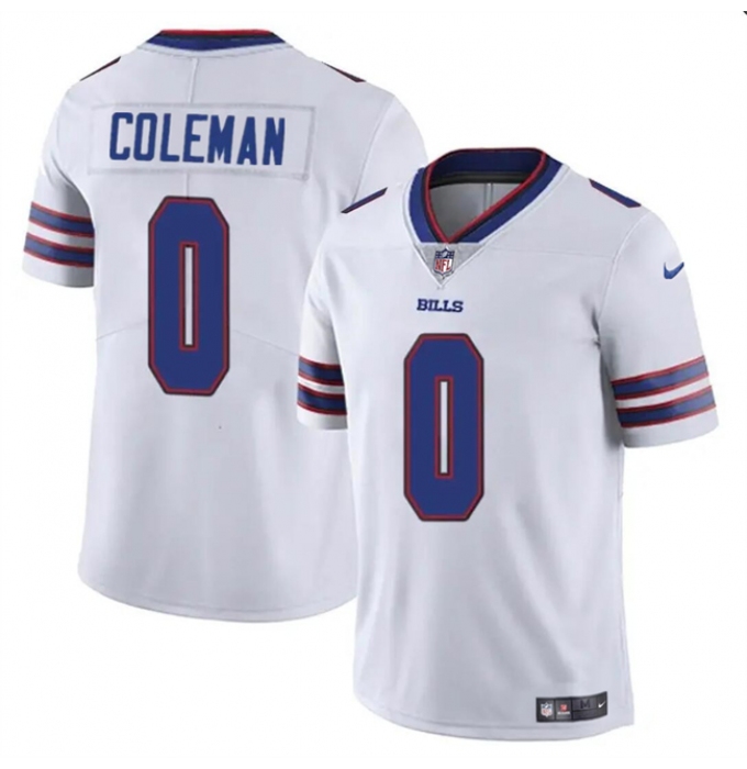 Youth Buffalo Bills#0 Keon Coleman White 2024 Draft Vapor Untouchable Limited Football Stitched Jersey