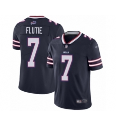 Women's Buffalo Bills #7 Doug Flutie Limited Navy Blue Inverted Legend Football Jersey