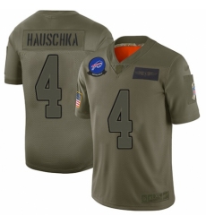 Youth Buffalo Bills #4 Stephen Hauschka Limited Camo 2019 Salute to Service Football Jersey