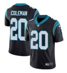 Men's Nike Carolina Panthers #20 Kurt Coleman Black Team Color Vapor Untouchable Limited Player NFL Jersey