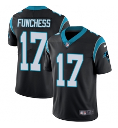 Youth Nike Carolina Panthers #17 Devin Funchess Black Team Color Vapor Untouchable Limited Player NFL Jersey