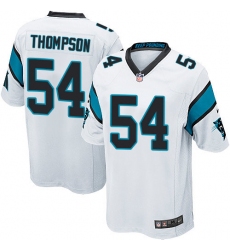 Men's Nike Carolina Panthers #54 Shaq Thompson Game White NFL Jersey