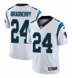 Youth Nike Carolina Panthers #24 James Bradberry White Vapor Untouchable Limited Player NFL Jersey