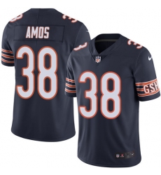 Youth Nike Chicago Bears #38 Adrian Amos Navy Blue Team Color Vapor Untouchable Limited Player NFL Jersey