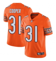 Men's Nike Chicago Bears #31 Marcus Cooper Limited Orange Rush Vapor Untouchable NFL Jersey
