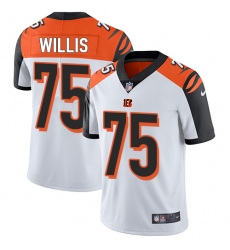 Youth Nike Cincinnati Bengals #75 Jordan Willis White Vapor Untouchable Limited Player NFL Jersey