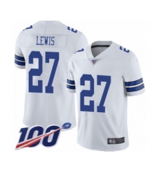 Men's Dallas Cowboys #27 Jourdan Lewis White Vapor Untouchable Limited Player 100th Season Football Jersey