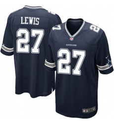 Men's Nike Dallas Cowboys #27 Jourdan Lewis Game Navy Blue Team Color NFL Jersey
