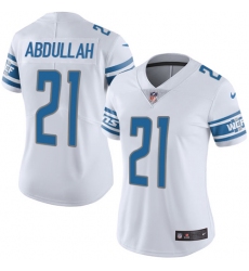 Women's Nike Detroit Lions #21 Ameer Abdullah Limited White Vapor Untouchable NFL Jersey