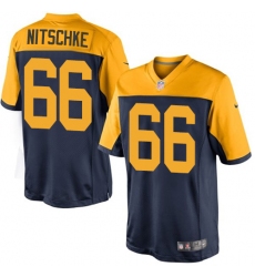 Youth Nike Green Bay Packers #66 Ray Nitschke Limited Navy Blue Alternate NFL Jersey