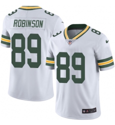 Men's Nike Green Bay Packers #89 Dave Robinson White Vapor Untouchable Limited Player NFL Jersey