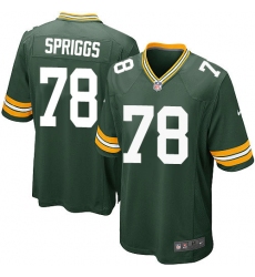 Men's Nike Green Bay Packers #78 Jason Spriggs Game Green Team Color NFL Jersey