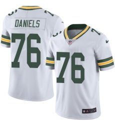 Men's Nike Green Bay Packers #76 Mike Daniels White Vapor Untouchable Limited Player NFL Jersey