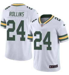 Men's Nike Green Bay Packers #24 Quinten Rollins White Vapor Untouchable Limited Player NFL Jersey