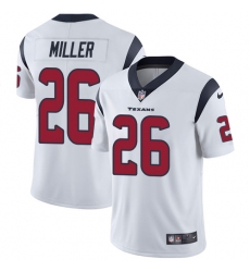 Men's Nike Houston Texans #26 Lamar Miller Limited White Vapor Untouchable NFL Jersey