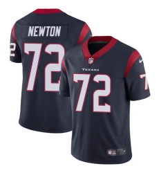 Men's Nike Houston Texans #72 Derek Newton Limited Navy Blue Team Color Vapor Untouchable NFL Jersey