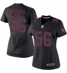 Women's Nike Houston Texans #56 Brian Cushing Limited Black Impact NFL Jersey