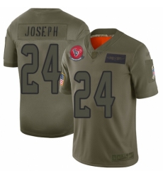 Men's Houston Texans #24 Johnathan Joseph Limited Camo 2019 Salute to Service Football Jersey