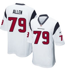 Men's Nike Houston Texans #79 Jeff Allen Game White NFL Jersey