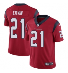 Men's Nike Houston Texans #21 Tyler Ervin Red Alternate Vapor Untouchable Limited Player NFL Jersey