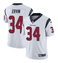 Men's Nike Houston Texans #34 Tyler Ervin Limited White Vapor Untouchable NFL Jersey