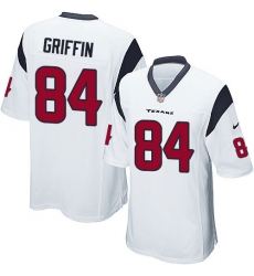 Men's Nike Houston Texans #84 Ryan Griffin Game White NFL Jersey